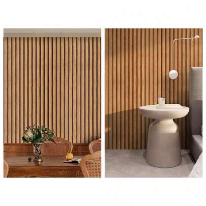 1 Roll Self-Adhesive 3d Wood Grain Wall Panel - Thickened Wear-Resistant Natural Textured Vinyl Easy To Install Suitable For Projects Perfect For Ceiling And DIY Wall Decoration | Modern Wall Art | Washable Vinyl Wallpaper