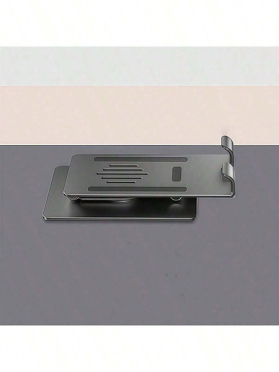 KH5 Aluminum Alloy Rotary Stand: 360-Degree Ball Joint With Multi-Directional Adjustment, Strong Clamping For Anti-Slip Stability, Portable And Foldable For Easy Storage, Suitable For Live Streaming And Drawing On Mobile Phones And Tablets. Space Gray. - Space Gray - View 1