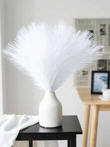 24/12/6 buc flori artificiale din iarbă de pampas în stil boem, pene artificiale 3D pentru umplerea vazelor, decor modern pentru casă, perfect pentru aranjamente de nuntă, 1/3/18 buc, accente artistice naturale pentru spații interioare și exterioare, plastic, nu necesită alimentare, potrivit pentru mai multe tipuri de camere, afișare pe masă, Crăciun, decorațiuni de Crăciun, decorațiuni de Crăciun pentru casă - Multicolor - Vizualizare 8