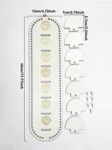 1Pc Wooden Chakra Crystal Display Shelf Wall Hanging Spiritual Boho Home Decor Wood Storage Rack Energy Stone Organizer Meditation Altar Decor Rustic Aesthetic Wall Art Ornament Minimalist Modern Decorative Stand For Living Room Bedroom Meditation Room Entryway Office Apartment