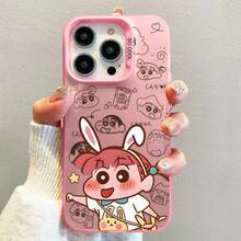 Funda de Teléfono Conejo Nini Plateado Colorido para Apple 17 Pro Max Premium  16 Pro Max 15 Caricatura - Plateado - Ver 6