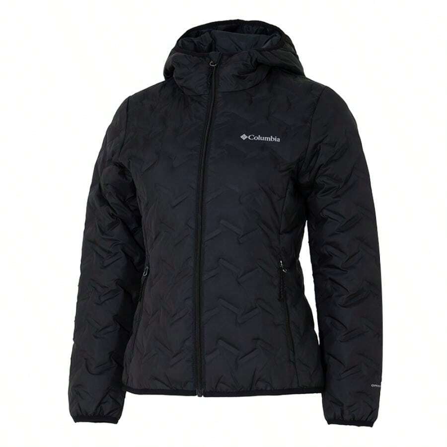 Columbia Delta Ridge™ II 80% Down Hooded Jacket, Women's Short Trip Travel - Black - View 1