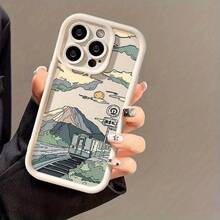 1 pieza Funda de teléfono con cojín de aire, a prueba de golpes, antideslizante, ligera y con diseño de dibujos animados, de alta calidad y protectora, regalo perfecto para amigos, apta para Google Pixel 7/Pixel 7 Pro/8 Pro/9 Pro e 17 Air - Blanco - Ver 2