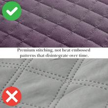 Full/Queen Quilt Bedding Set, Microfiber Quilts Queen Size, Coverlet, Stain & Pet Hair Resistant Bedding, Full Size Bedspread With 2 Pillow Shams, Bone, 2025 - 18 - 紫色 - 查看 9