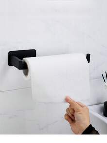 1 Stück Edelstahl Küchenhandtuchrollenhalter, Wandmontierter Papierhandtuchhalter, Bohren nicht erforderlich