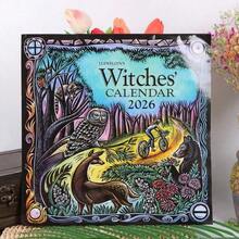 2026 Witch'S Calendar - 12 Months Of Mystical Witches & Occult Practices, Weekly-Monthly View, Perfect For Collectors And Hobbyists, English Language, Ideal Gift For Home Or Office Deco, For Halloween - Witch - View 9