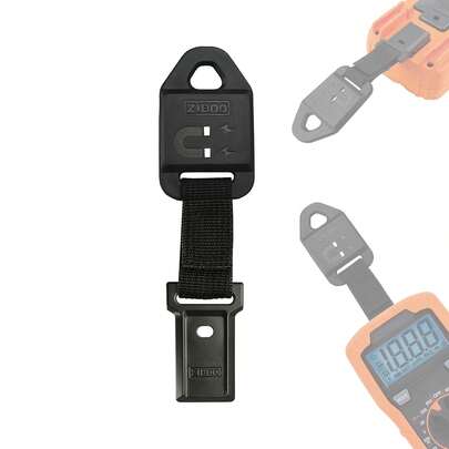 ZIBOO 69417 - Kit de correa colgante de multímetro magnético de tierras raras compatible con medidores Klein Tools MM400, MM300, CL600, CL700, CL800, CL900, MM600, MM700, CL390, CL445, MM325, CL450,