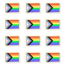 Pride Pins Outfits For Women Lgbtq Pins Gay Bi Ally Rainbow Lapel Pin Rainbow Flag Brooch Decoration For Clothes Bags Accessories{Inchcolor_nameinch:InchA:RainbowPridePinsinch} - A:彩虹驕傲徽章 - 查看 1