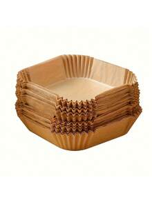 100-Pack/50-Pack Air Fryer Liners - Universal For Oven & Microwave, Non-Stick Parchment Paper - No Coating, Heat-Resistant For Home & Commercial Use