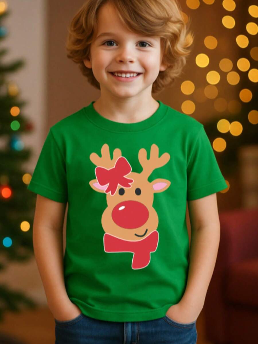 Young Boys T-Shirts - Green - View 1
