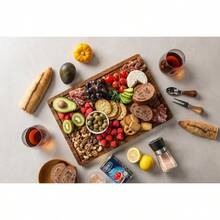 Heavy Duty Walnut Wood End Grain Cutting Board With Juice Groove For Kitchen Ideal For Cheese And Vegetables Preparation Nonslip Feet Design 16.5 X 11.6 X 0.8 Durable Checkered Surface For Enhanced Grip And Longlasting Performance In Food Prep - Gỗ - Xem 5