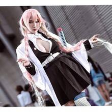 Women Anime Cosplay Costume Anime Cosplay Outfit Halloween Kimono Cloth - Nhỏ + Mitsuri - Xem 3