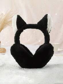 猫耳毛绒耳罩 保暖 女孩冬季可爱可折叠 - 彩色 - 查看 6