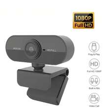 1080p Webcam Streaming Camera, Stand For PC/Laptop/Desktop, Wide Angle Webcam, Plug And Play With Privacy Cover, Webcam For/Work/Security Streaming - 變數值 - 查看 5