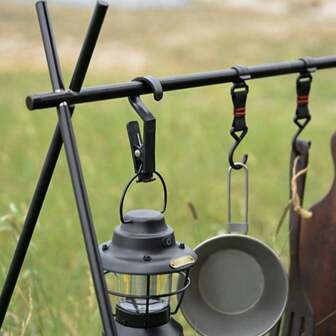 3 piezas/10 piezas - Clip para toldo de carpa de exterior, gancho colgante y clip de almacenamiento, clip de plástico, clip colgante para tela, clip para tela, clip para muestra de cuero, gancho negro