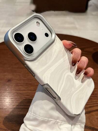 Ốp lưng điện thoại chống sốc, họa tiết lượn sóng không đều, mạ điện, tương thích với iPhone 17 Pro Max, 17 Air, 16, 15, 14, 13, 12 Pro Max, 16, 15, 14 Plus, 11. Ốp lưng màu trơn thời trang, bề mặt mờ, cảm ứng mềm mại, thích hợp làm quà tặng mùa xuân.