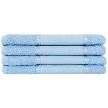 Kit 12 Toalhas de Lavabo Arteira Ponto Russo Para Bordado 100% Algodão 30x50