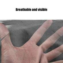 Paquete de almacenamiento portátil, bolsa de compresión de almacenamiento con cordón impermeable, bolsa de transporte para ahorrar espacio para acampar, viajar y senderismo - Negro - Ver 6