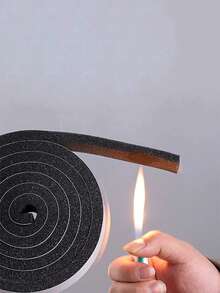 1roll Self-Adhesive Foam Insulation Tape - Weatherproof Seal Strip For Doors & Windows, Soundproofing, Air Conditioner Leak Prevention, 25mm Wide X 20mm Thick X 196.85inch Long, Black - Multicolor - View 6