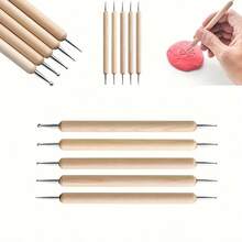 Bộ dụng cụ điêu khắc gốm sứ 31/24 món - Bộ dụng cụ điêu khắc gốm và đất sét, bao gồm các dụng cụ chi tiết bằng thép không gỉ, dụng cụ điêu khắc và tạo hình thủ công dành cho người mới bắt đầu và chuyên nghiệp. - Nhiều màu - Xem 4