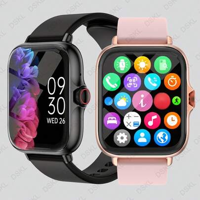 Unisex Smart Watch With Notification, Music Playback And Call Functions