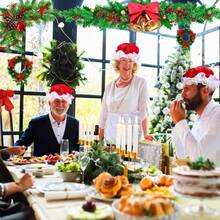 Berry Bonnet Hat Mob With Lace Trim,Mrs Santa Claus Costume Handmaid Old Lady Xmas Christmas Party Costume Cosplay - Multicolor - View 8