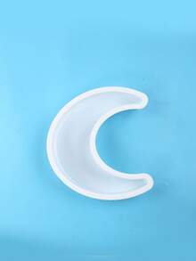 1pc Crescent Shaped Silicone Cake Tray, Mousse Cake Tray, Bread And Pizza Baking Mold, Moonlight Sonata Mousse Cake, Bread And Pizza Baking Mold, Kitchen Baking Tool, Suitable For Ramadan