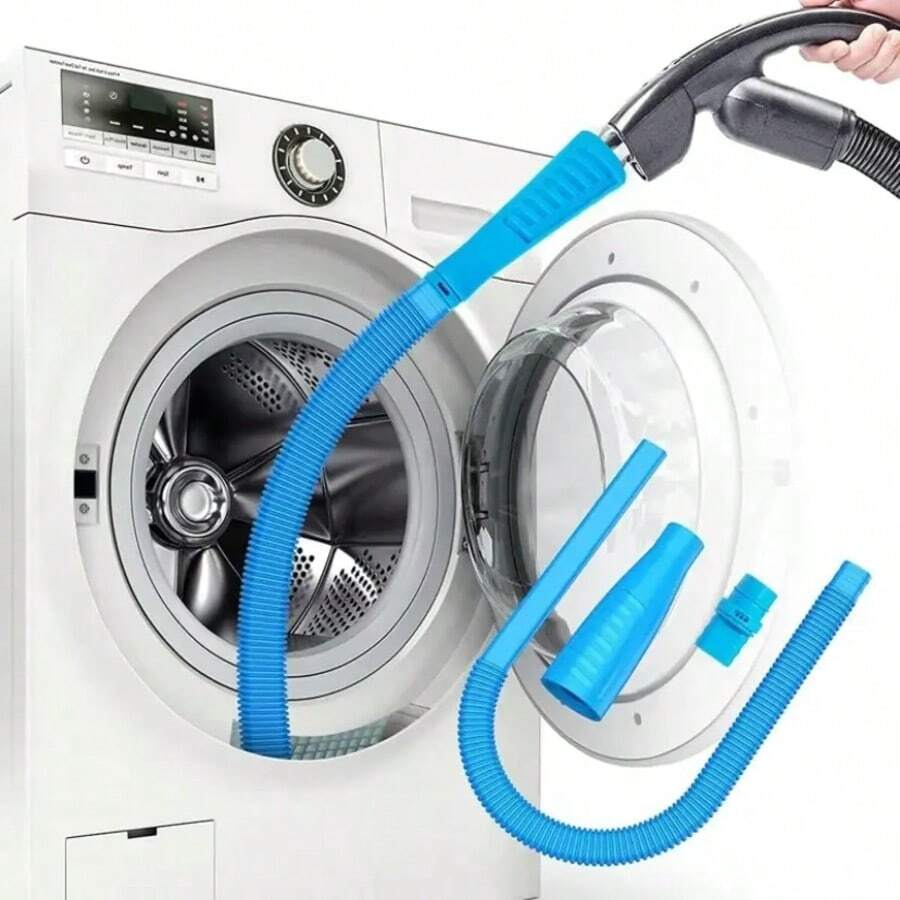 吸尘器排气管清洁套装、烘干机排气管真空软管、绒毛清除器 - 彩色 - 查看 1