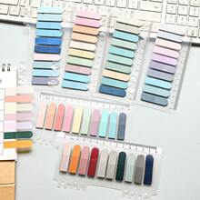 200 ملاحظات لاصقة شبه شفافة متدرجة اللون من نوع واحد يمكن استخدامها لتمييز الكتب المدرسية وتصنيف مستلزمات المكتب. وهي مناسبة لتدوين الملاحظات والفهرسة