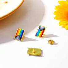Pride Pins Outfits For Women Lgbtq Pins Gay Bi Ally Rainbow Lapel Pin Rainbow Flag Brooch Decoration For Clothes Bags Accessories{Inchcolor_nameinch:InchA:RainbowPridePinsinch} - A:彩虹驕傲徽章 - 查看 8