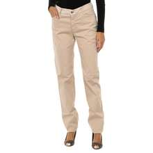 Armani Jeans Damskie spodnie z rozciągliwym krojem Regular Fit 6Y5J18-5N0RZ - Beżowy - Zobacz 1