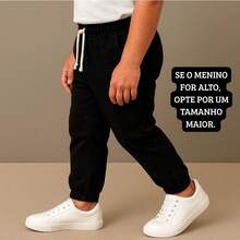 Set Of 2 Jogger Jeans With Lycra For Boys And Teens - 中號黑色 - 查看 4