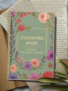 1 Stück einfaches Passwortbuch, minimalistischer 52-seitiger fortschrittlicher Adress- und Passwort-Manager mit schnellem Zugriff auf Websites, Benutzernamen und Passwort-Speicherung, perfekt für Zuhause, Büro, Internet, Computer-Logins, Schul- und Bürobedarf, Büroaccessoires, Halloween- und Weihnachtsgeschenke