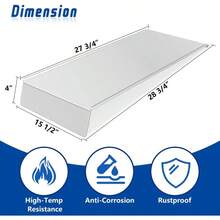 BAC780 Drip Pan For Traeger Pro 780 Series Smoker Grills Grease Drip Tray For Traeger Grill Accessory Drip Tray Liners For Traeger Pro 780 Accessories Replacement Parts For Traeger Pro 780 Smoker Grills Easy To Clean And Maintain Perfect Fit For Outdoor Cooking And BBQ Applications - TR780 - 查看 3
