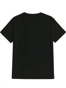 Misfits Graphic Print Men's-Shirt - Black Casual Crew Neck Tee With Skull & Text Design, Lightweight Polyester Summer Shirt Adults, Fan Merchandise|   Edgy Casual Style|   Polyester Fabric - màu đen - Xem 3