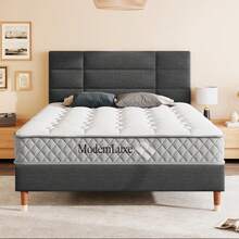 Mattresses - Gray + Solid Wood + 140cm*200cm - View 3