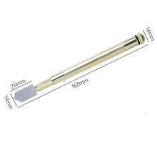 1pc 2pcs Glass Cutter, Glass Mirror Cutting Tool, Pencil-Style Oil-Filled Hard Carbide Tip Glass Cutter, Alloy Steel Material, Easy To Operate, Suitable For Mirrors And Glass - Gold - View 13
