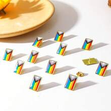 Pride Pins Outfits For Women Lgbtq Pins Gay Bi Ally Rainbow Lapel Pin Rainbow Flag Brooch Decoration For Clothes Bags Accessories{Inchcolor_nameinch:InchA:RainbowPridePinsinch} - A:彩虹驕傲徽章 - 查看 5