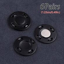 6/12 对磁性缝纫按扣，隐形磁性按扣，适用于口袋、缝纫、工艺品、手提包、服装、DIY 项目 - 彩色 - 查看 18