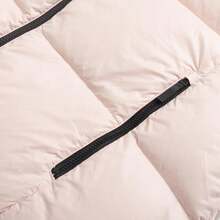 Adidas 80% Down Filled Lightweight Fitness Jacket For Women - Light Pink/black - View 7