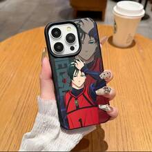 Funda de teléfono azul bloque para anime de fútbol de alta demanda, adecuada para for  16, 15, 14, 13, 12, 41 Pro Max Plus, cubierta trasera suave a prueba de golpes, para parejas. - Color mezclado 1 - Ver 5