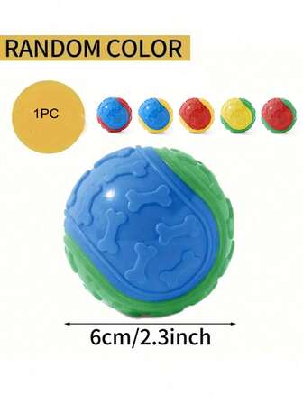 1 pièce Jouet à mâcher et à couiner pour chien, de couleur aléatoire. Jouet de dentition pour animaux de compagnie, pour le nettoyage des dents, l'entraînement interactif, convient aux chiens de petite, moyenne et grande taille