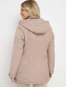 Reversible Parka Jacket With Hood And Drawstring