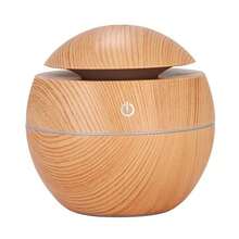 Difusor Aromaterapia Usb Humidificador Portatil Purificador Para Aceites Esenciales Ambiental Capsula De Agua Spa, Dormitorio, Oficina, Hogar Acabado Tipo Madera (Ocre) - Multicolor - Ver 11