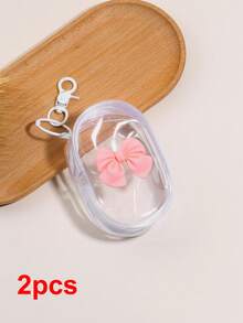 数据线充电器充电收纳透明卷绕便携随身耳机收纳盒手机收纳线整理器