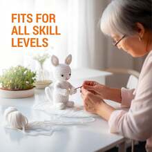 VONEEDL 20 PCS Bent Tip Tapestry Needles With Large Eye - Yarn Steel Knitting Needles In Storage Box - Crochet, Weaving, Darning,, And Crafting - 20 pcs - 查看 4