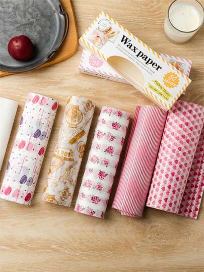 50/100pcs Baking Parchment Paper, For Cookies, Sandwiches, Burgers, Fries - Suitable For Valentine's Day, Festival, Thanksgiving - Food Kitchen & Restaurant Essential, Holiday Food Packaging | Holiday Food Display, Applicable For Restaurants, BBQ, Picnics, Parties, Kids Meals, Outdoor (Multi-Color Options)