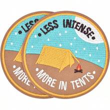 2pcs Iron On Patches Clothing – Kind Theme Embroidered Iron On Patches Clothes, Backpacks, Jeans, Shirt,, Dress, Hat, Bag, Custom Decoration - Oh Honey - View 10