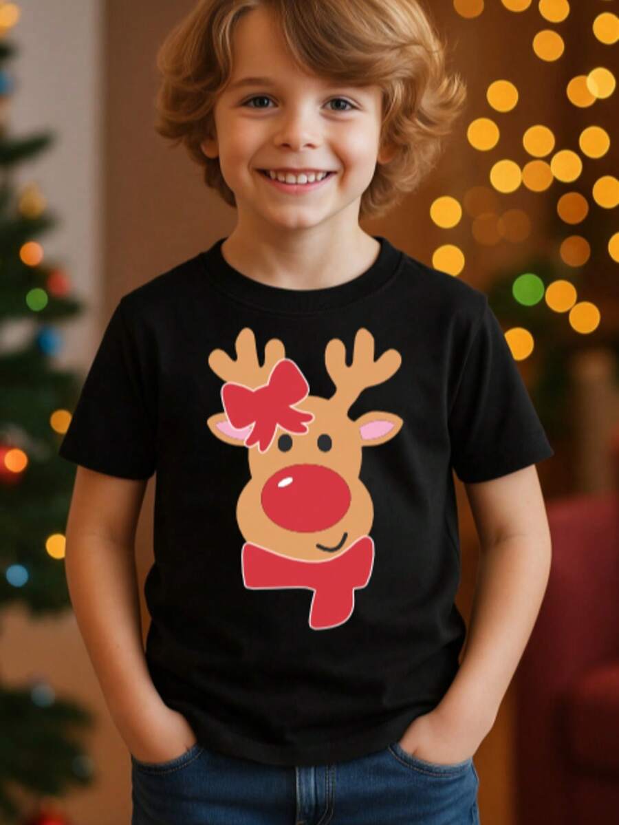 Young Boys T-Shirts - Black - View 1