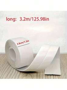 自粘式浴室密封胶带 - 适用于浴缸、淋浴间、水槽、马桶、地板和墙壁边缘的重型防水密封胶 - 简易 DIY 防水解决方案，马桶密封 | 光滑表面 | 防水粘合剂 - 彩色 - 查看 12